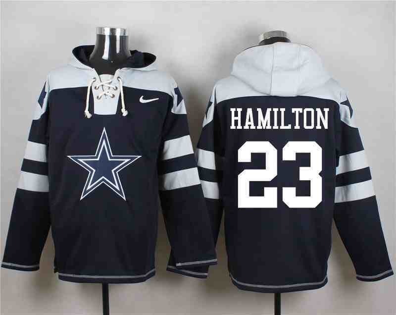 Nike Cowboys 23 HAMILTON Navy Hooded Jersey