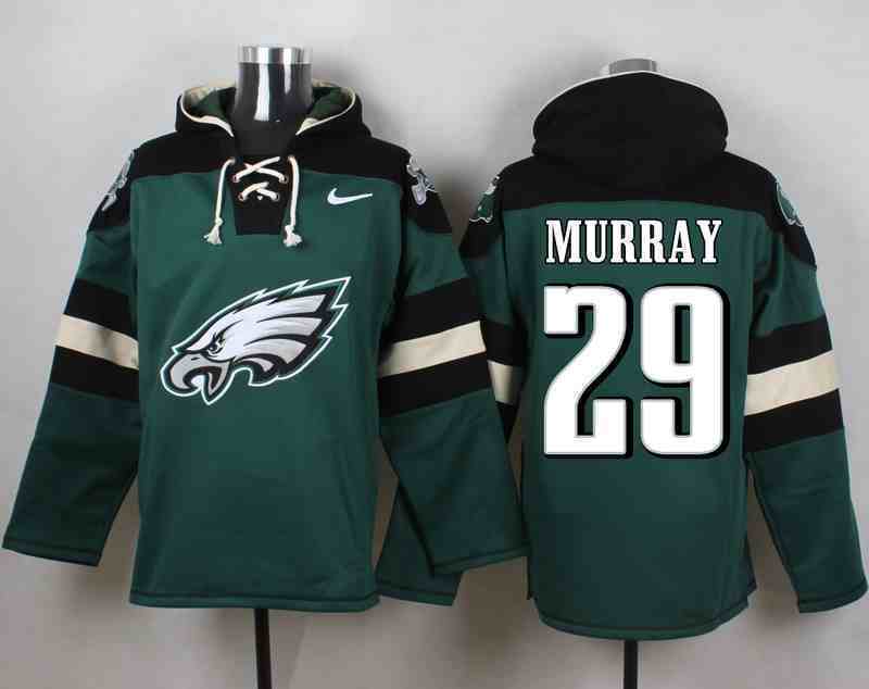 Nike Eagles 29 DeMarco Murray Green Hooded Jersey