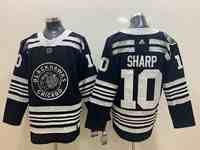 NHL CHICAGO BLACKHAWKS #10 SHARP 2019 WINTER CLASSIC BLACK Jerseys