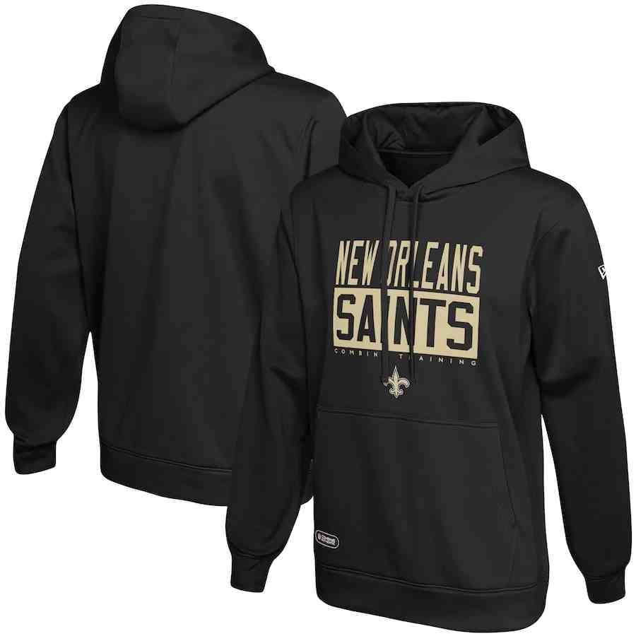New Orleans Saints Black School of Hard Knocks Pullover Hoodie