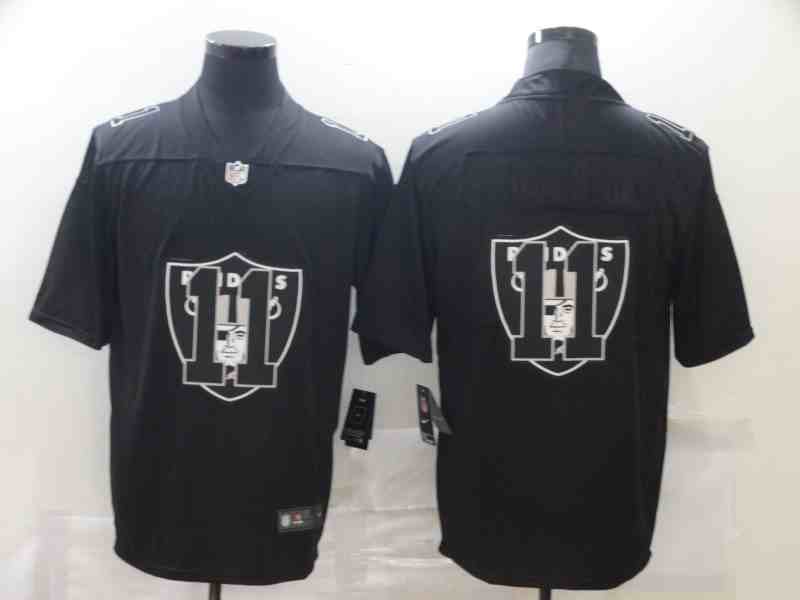 Nike Raiders 11 Henry Ruggs III Black Shadow Logo Limited Jersey