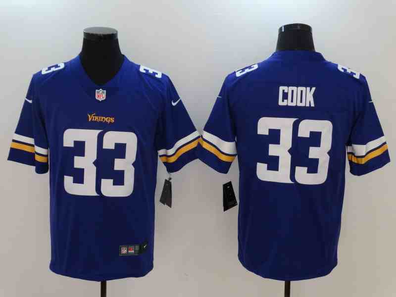 Nike Vikings 33 Dalvin Cook Purple Vapor Untouchable Player Limited Jersey