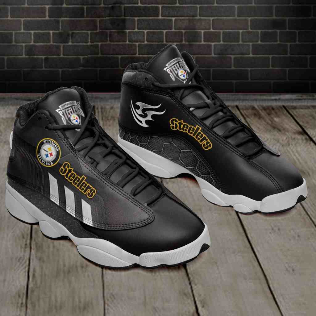 NFL Customized  shoes Pittsburgh Steelers Limited Edition JD13 Sneakers 004