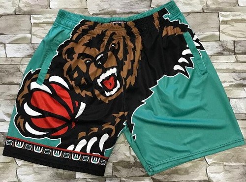 Men's Memphis Grizzlies Aqua Hollywood Classic Printed Shorts