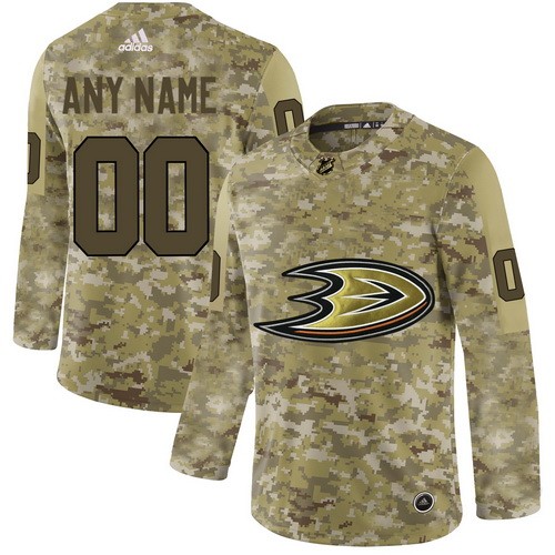 Women's Anaheim Ducks Customized Camo Fashion Authentic Jersey