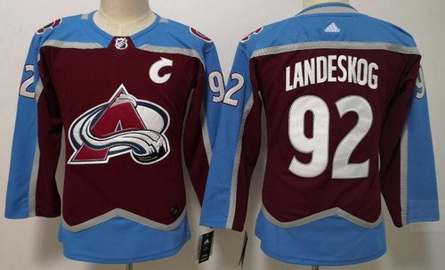 Youth Colorado Avalanche #92 Gabriel Landeskog Red Jersey
