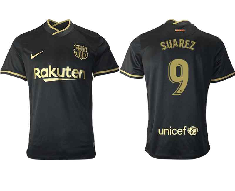 2020-21 Barcelona 9 SUAREZ Away Thailand Soccer Jersey