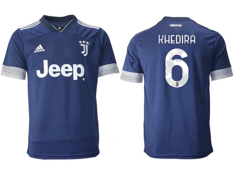 2020-21 Juventus 6 KHEDIRA Away Thailand Soccer Jersey