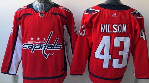 Youth Washington Capitals #43 Tom Wilson Red Jersey