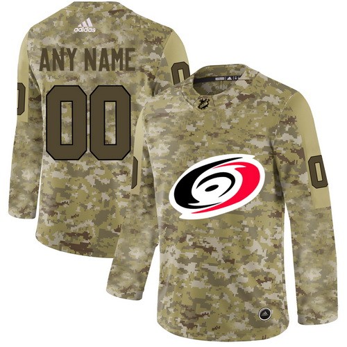 Women's Carolina Hurricanes Customized Camo Fashion Authentic Jersey