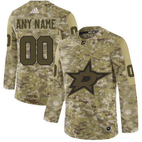 Women's Dallas Stars Customized Camo Authentic Jersey