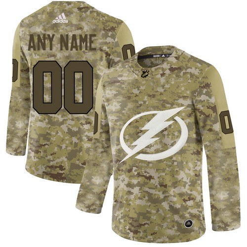 Women's Tampa Bay Lightning Customized Camo Fashion Authentic Jersey