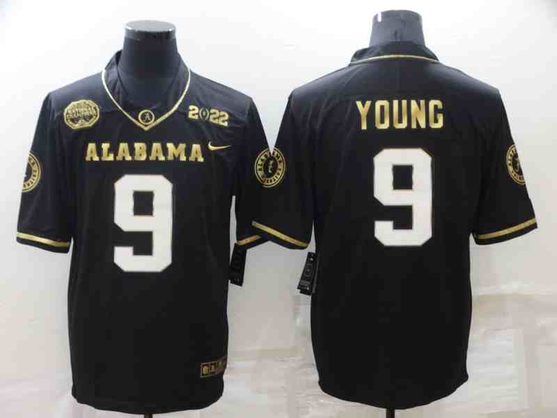 Men's 2022 ALABAMA Cincinnati Bengals #9 Joe Burrow NCAA BLACK Jersey