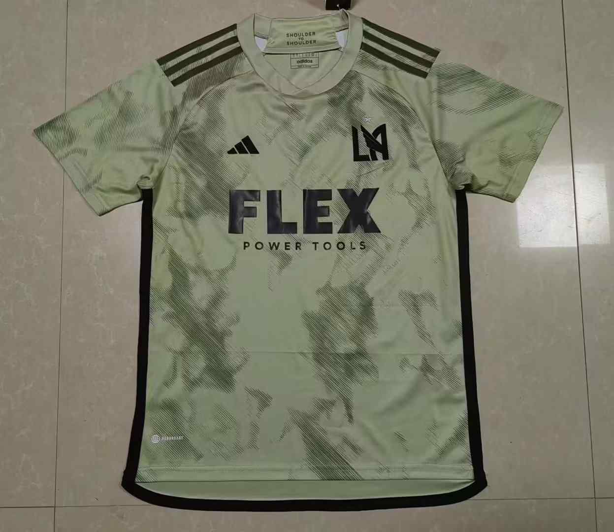 Men's 2023-24 Los Angeles FC away Player version Custom Replica Jersey