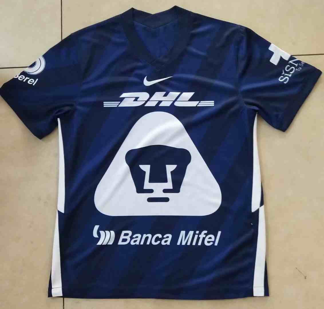 Men's 2021-22 Cougar Away  Thai Edition Custom Replica  Blue Jersey