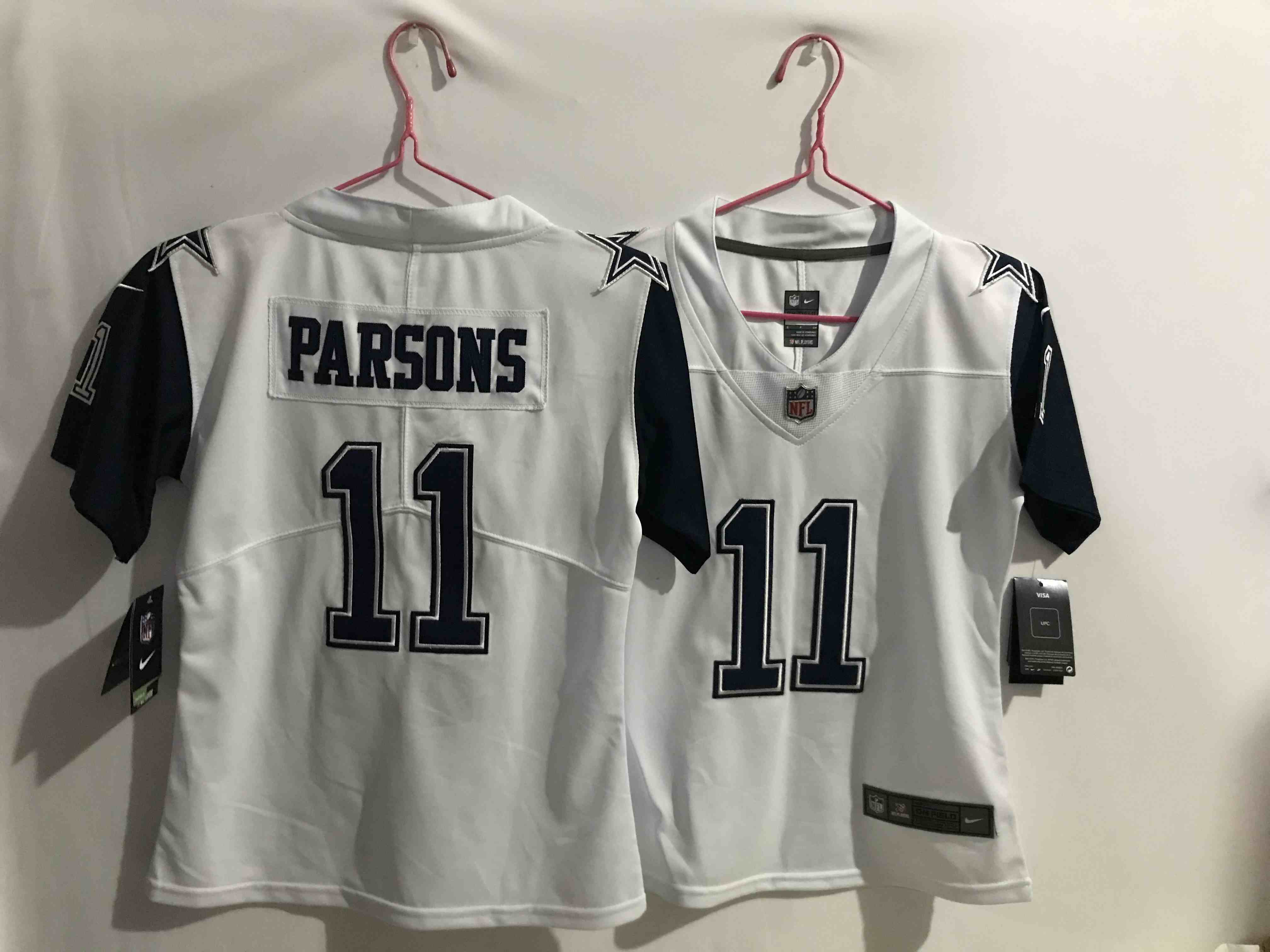 Women's Dallas Cowboys 11 Micah Parsons Thanksgiving White  Limited Jersey