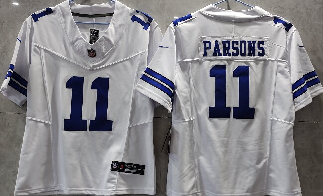 Youth  Dallas Cowboys #11  Micah Parsons White  F.U.S.E. Limited Stitched Jersey(Run Small)
