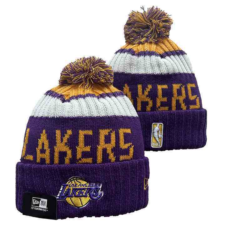 Los Angeles Lakers knit hat YD12