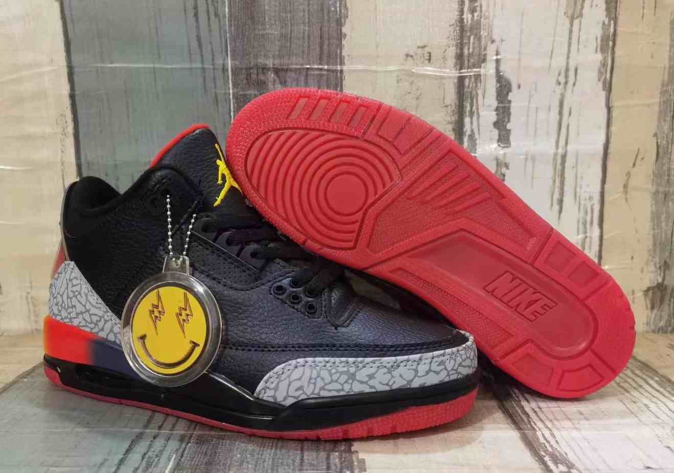 Air Jordan 3  Black Rainbow us7-us13 Men's shoes