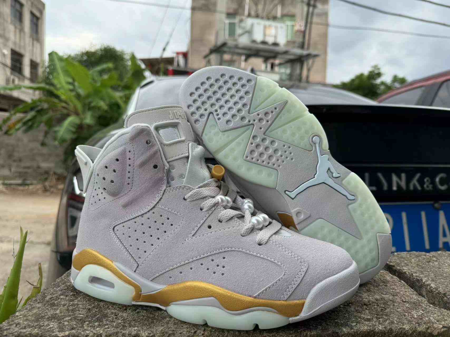 Air Jordan 6 Grey us7-us13 Men's shoes
