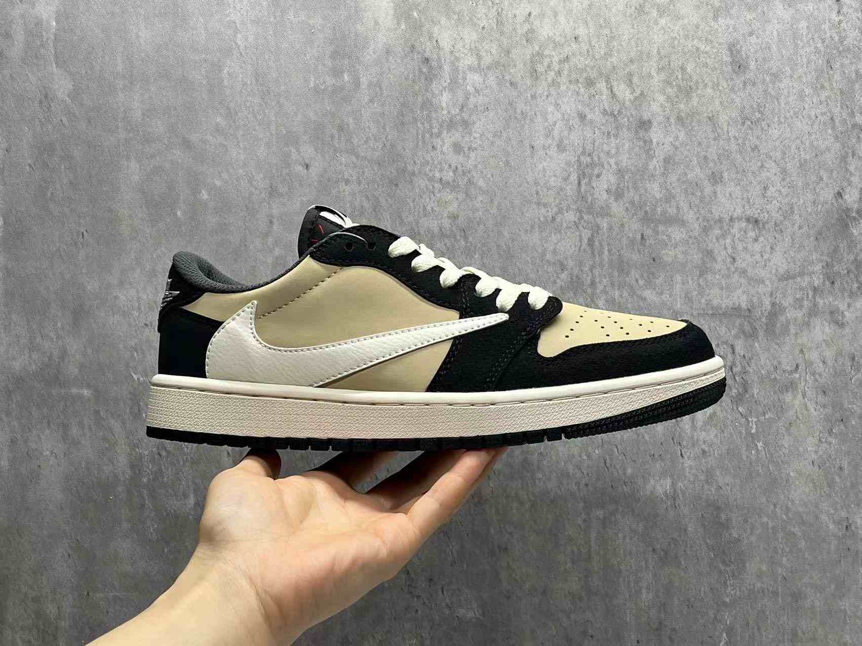 Air Jordan 1 Rice black inverted hook us5.5-us13 Men's shoes