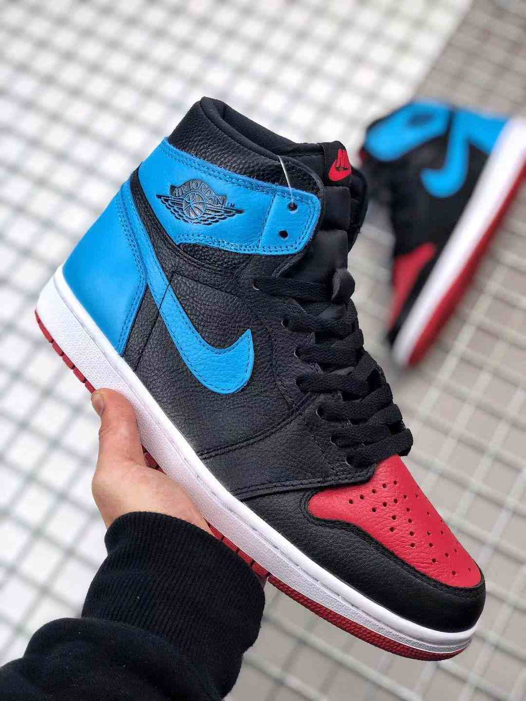 Air Jordan 1 High OG“ UNC To Chicago Black Red Blue us5.5-us12 Men's shoes