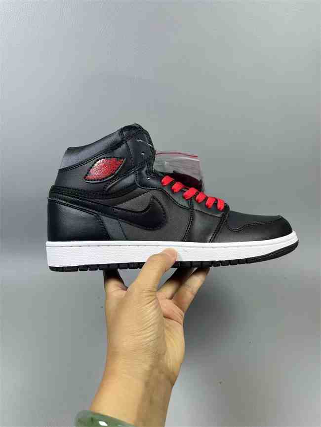Men's Running Weapon Air Jordan 1 Black Shoes us7-us11