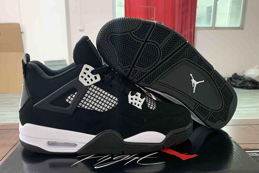 Air Jordan 4  Black  us5.5-us13 Men's shoes