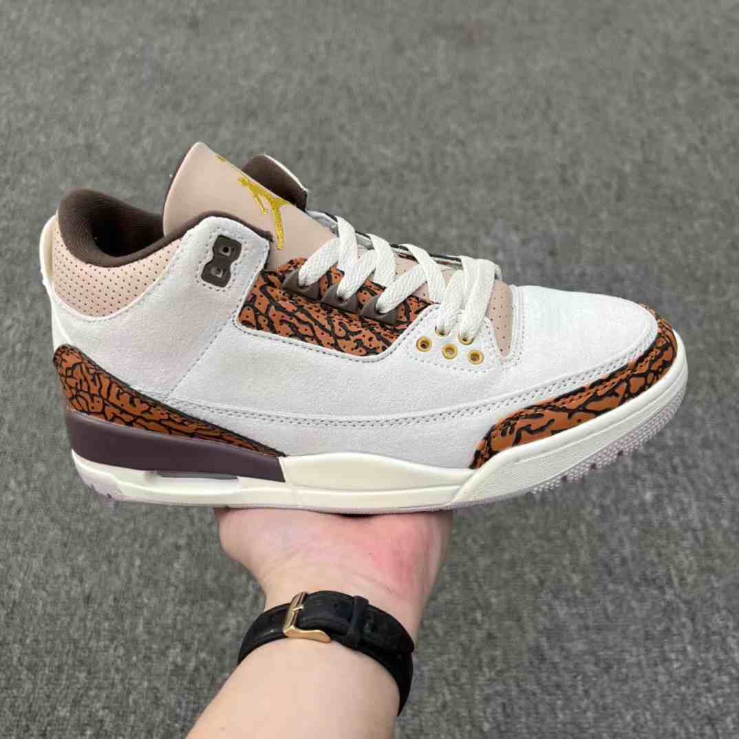 Air Jordan 3 White Brown US5.5-US8 Women's Shoes