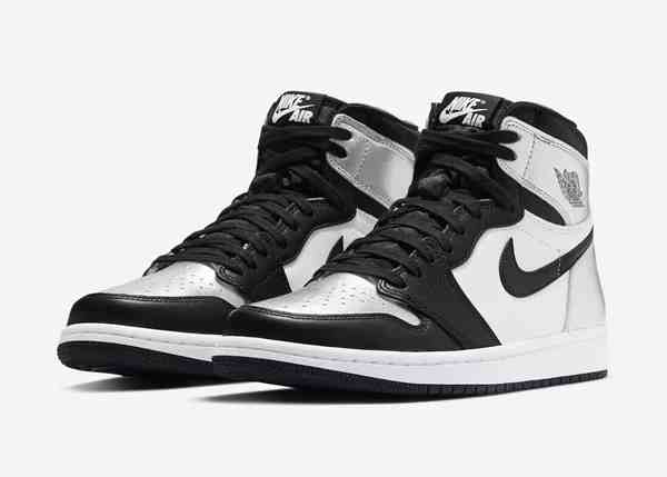 Women's Running Weapon Air Jordan 1 Silver Toe Shoes 400