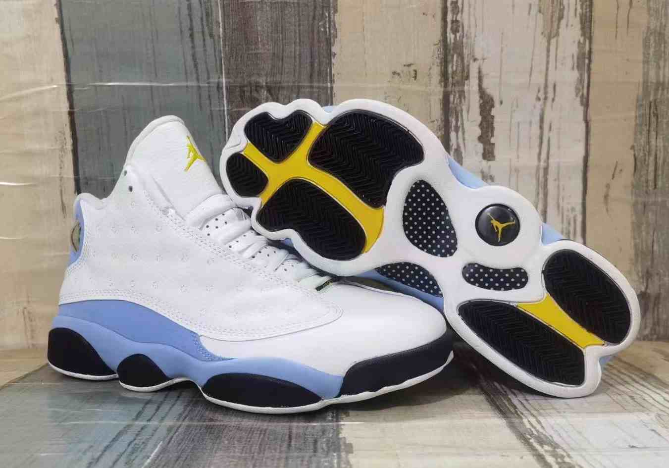 Air Jordan 13  White Navy Men's Shoes  us7-us13