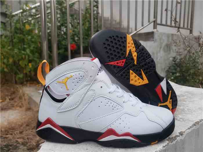 Men's Running Weapon Air Jordan 7 White Shoes 004