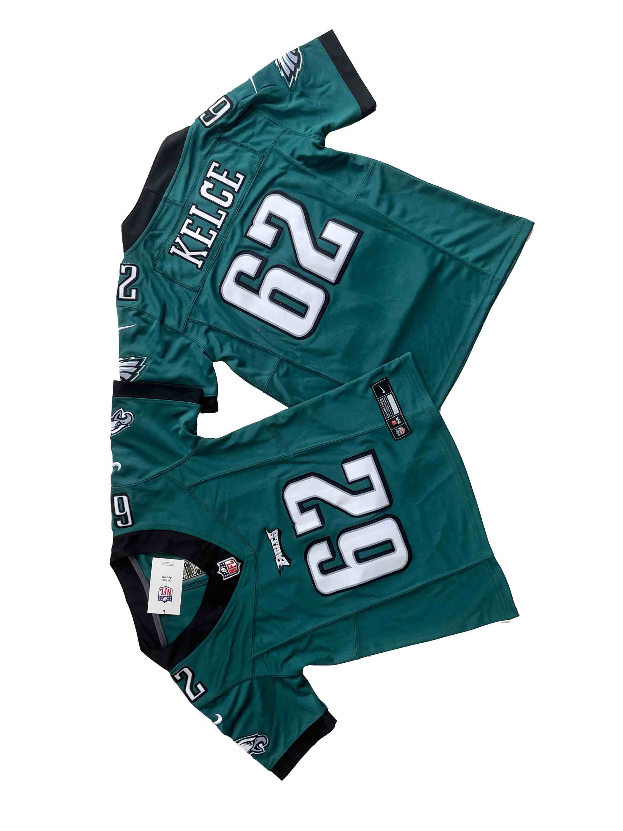 Youth Philadelphia Eagles 62# Jason Kelce Women's Nike Vapor F.U.S.E. Limited Jersey