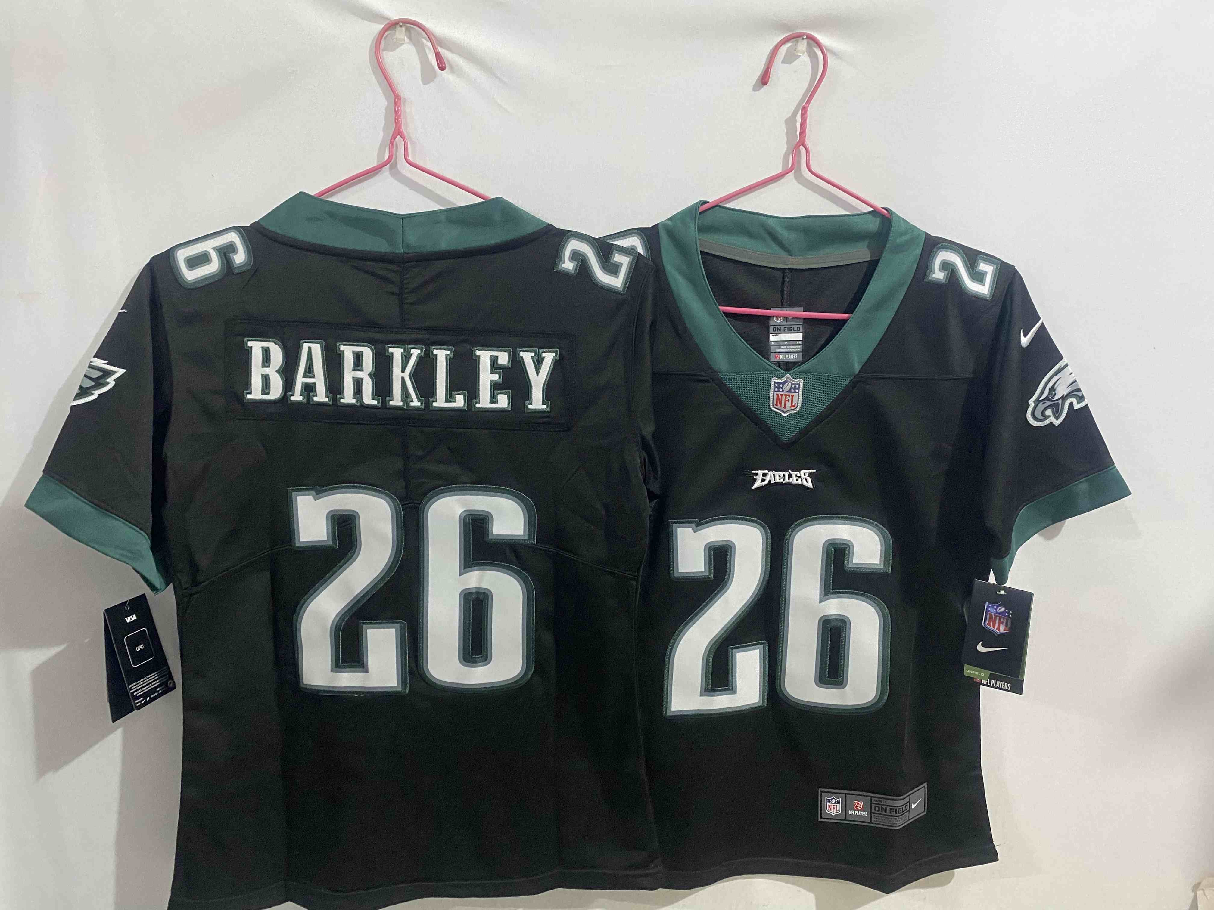 Youth Philadelphia Eagles #26 Saquon Barkley Black Vapor Untouchable Limited Football Stitched Jersey