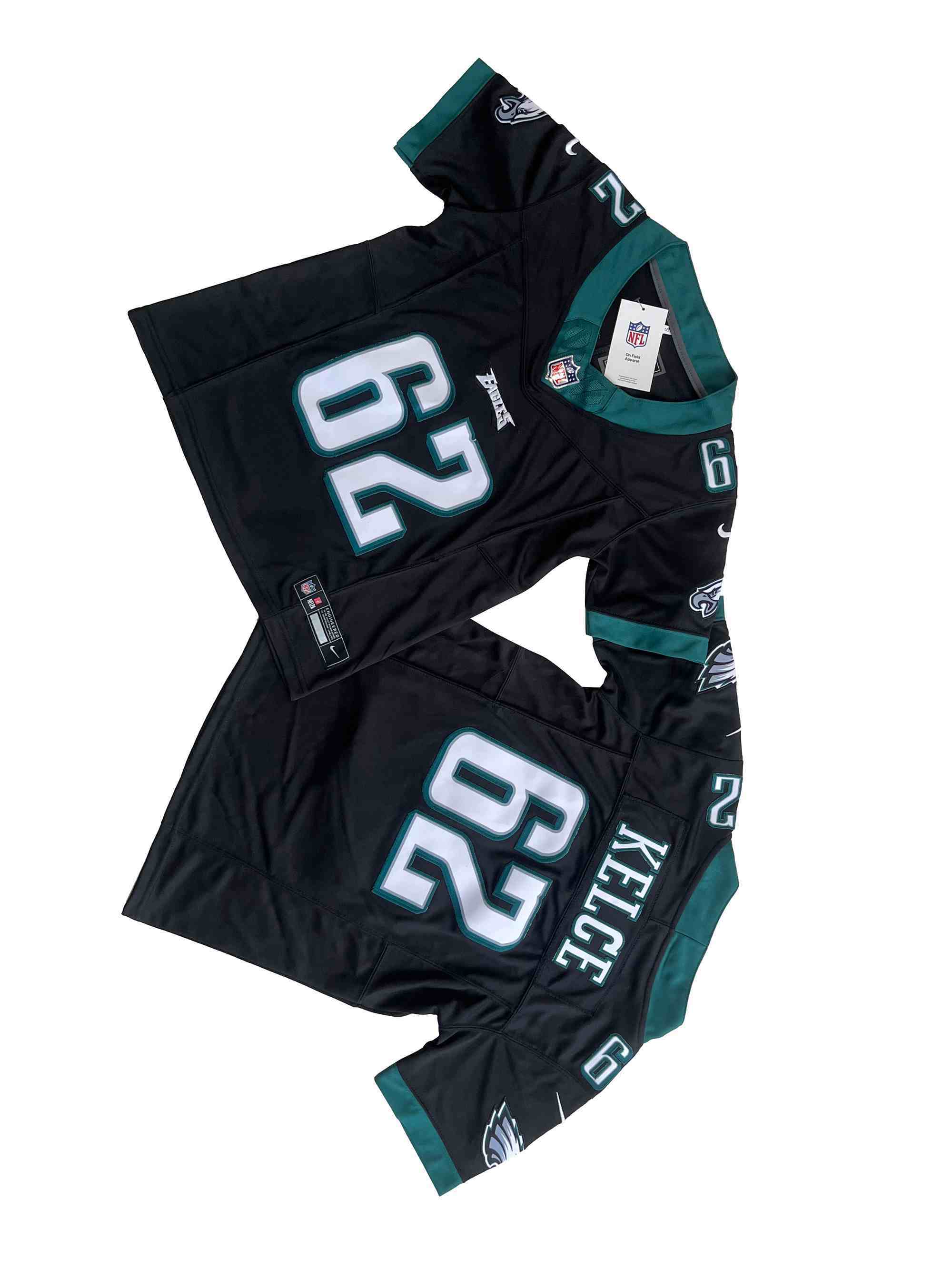Women's Philadelphia Eagles 62# Jason Kelce Nike Vapor F.U.S.E. Limited Jersey
