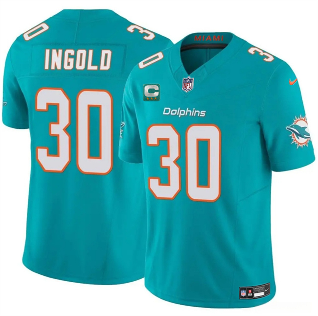 Chubb Aqua 2025 F.U.S.E. With 1-Star C Patch Vapor Limited Stitched Football Jersey