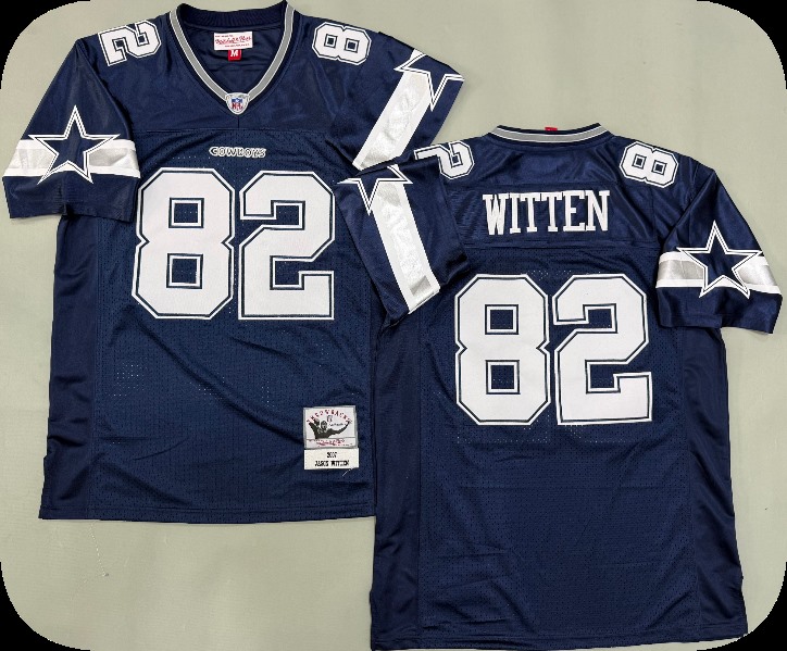 Men's Dallas Cowboys #82  Jason Witten Mitchell & Ness  Throwback Retired Player Jersey - Royal