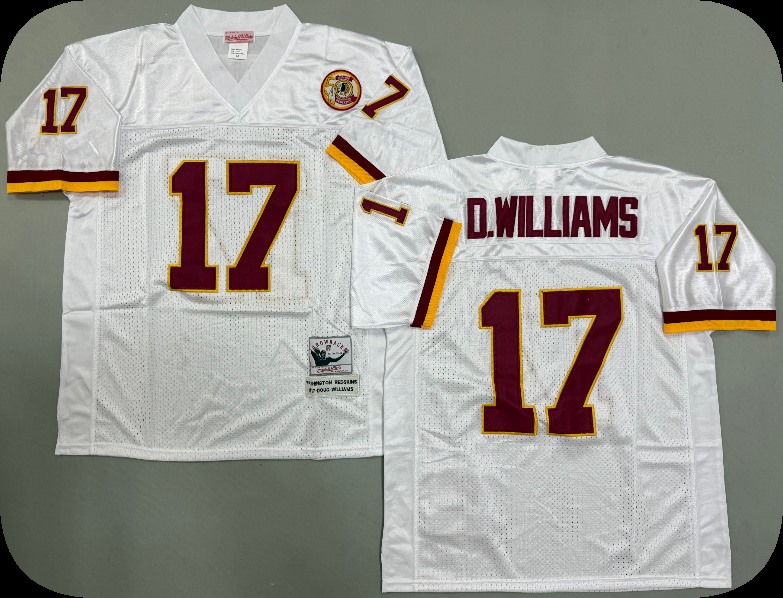 Men's Washington Redskins #17 Doug Williams  Washington Redskins NFL Jersey