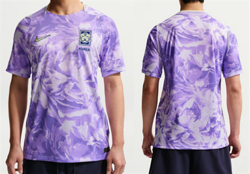 Men's Korea 2026 Purple Stadium Away Soccer Jersey