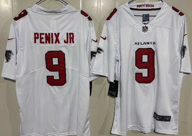 Men's Atlanta Falcons #9 Michael Penix Jr. White 2026 New Vapor Untouchable Limited Stitched Football Jersey