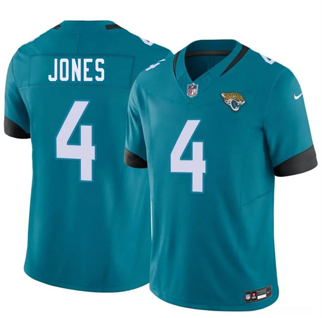 Men's Jacksonville Jaguars #4 Jarrian Jones Teal 2026 F.U.S.E. Vapor Untouchable Limited Stitched Jersey