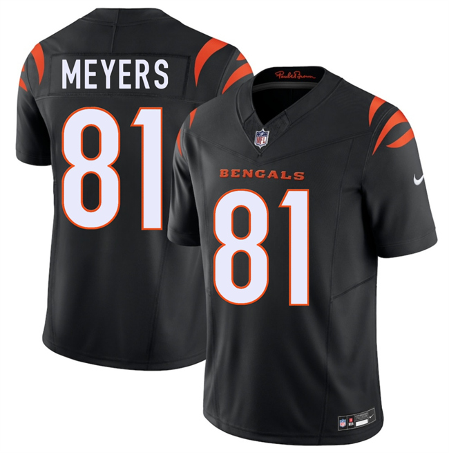 Men's Cincinnati Bengals #81 Dohnte Meyers Black 2026 F.U.S.E. Vapor Untouchable Limited Stitched Football Jersey