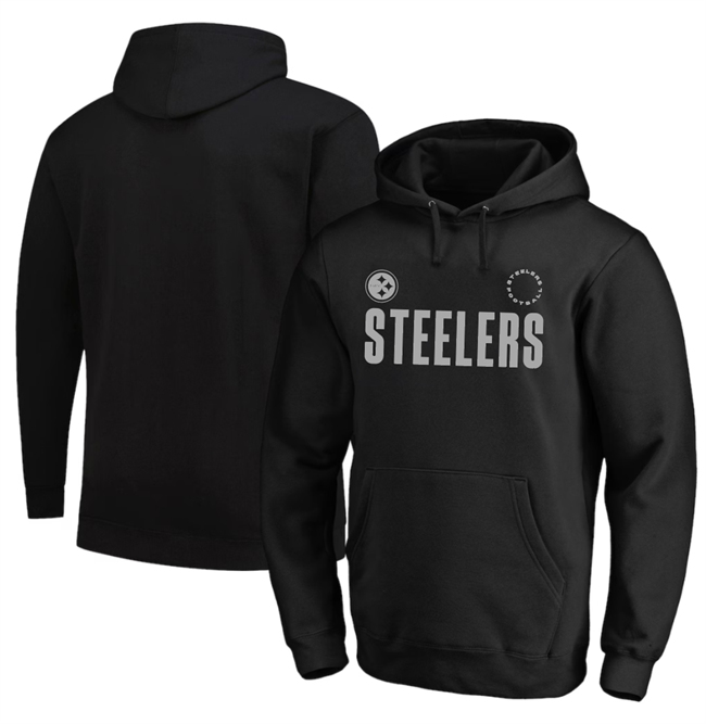 Men's Pittsburgh Steelers Black Big & Tall Chip Shot Hoodie